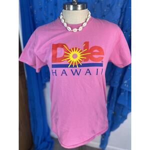 Vtg Rare Pink Dole Hawaii T Shirt Medium